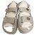 Sandali Chanel in Pelle Grigia Grigio