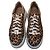 Alice + Olivia Sneakers leopardate con dettagli oro D'oro Stampa leopardo