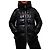 Pinko Chaqueta acolchada negra brillante con capucha Negro