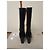 Autre Marque Bicolor leather boots with studs Black Beige - view 4