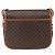 Céline Celine Vintage Macadam Canvas et Cuir Marron - vue 2