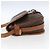 Céline Celine Vintage Macadam Canvas et Cuir Marron - vue 3