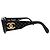 Gafas de sol acolchadas con logo CC en oro Chanel 01450 Negro Dorado - vista 4