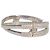 Bracciale Cuff Hyperbola Swarovski Placcato Rodio Bianco con Cristalli Brillanti di Zircone - vista 2