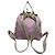 Mochila de nylon rosa con logo Prada - vista 3