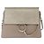 Chloé Borsa a Spalla Faye in Pelle e Camoscio Media di Chloe Beige