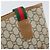 Borsa tote in PVC beige e oro della linea Sherry GG Plus Supreme di GUCCI Auth ka2201 D'oro - vista 14