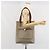 Borsa tote in PVC beige e oro della linea Sherry GG Plus Supreme di GUCCI Auth ka2201 D'oro - vista 21