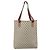 Borsa tote in PVC beige e oro della linea Sherry GG Plus Supreme di GUCCI Auth ka2201 D'oro - vista 3