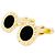 Gemelli Bulgari "BULGARI BULGARI", oro giallo e onice. - vista 3