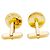Gemelli Bulgari "BULGARI BULGARI", oro giallo e onice. - vista 4