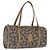 SAINT LAURENT Borsa a mano in pelle beige Auth 170128