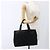 PRADA Borsa a mano in nylon nero argento Auth 170309 - vista 23
