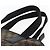 Borsa Tote GG Canvas Gucci Nera Argento 019 0401 Auth ep13216 Nero - vista 8