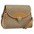 Gucci Borsa a spalla Micro GG Supreme in PVC Beige Oro Auth BA10076 D'oro