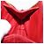 Pochette a spalla con catena CHANEL in pelle matelassé rossa con CC dorato Auth 169581 - vista 17