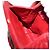 Pochette a spalla con catena CHANEL in pelle matelassé rossa con CC dorato Auth 169581 - vista 18