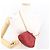 Pochette a spalla con catena CHANEL in pelle matelassé rossa con CC dorato Auth 169581 - vista 23