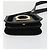 Borsa a Spalla Gancini in Pelle Scamosciata Nera e Oro Salvatore Ferragamo Auth 163457 Nero D'oro - vista 9
