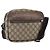 Gucci Borsa a Spalla GG Supreme PVC Beige Argento Auth 170385
