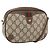 Sac Sherry Line GG Supreme Web de GUCCI en PVC Beige et Or 89 02 066 Auth ka2054 Doré