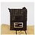 FENDI Zucca Canvas Schultertasche Schwarz Braun Silber Authentisch 149894V - Ansicht 12