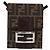 FENDI Zucca Canvas Schultertasche Schwarz Braun Silber Authentisch 149894V - Ansicht 13