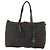 FENDI Zucchino Canvas Boston Tasche Braun Schwarz Auth bs32402 - Ansicht 13