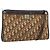 Borsa a Spalla in Tela Trotter Christian Dior Beige Oro Auth 169555