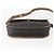 Borsa a spalla in tela a nido d'ape PVC nera e dorata Christian Dior Auth bs33115 - vista 9
