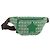 Borsa a vita in tela verde e argento della linea Sherry per bambini GUCCI 502095 Auth BA9977V