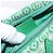 Borsa a vita in tela verde e argento della linea Sherry per bambini GUCCI 502095 Auth BA9977V - vista 19