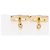 Accessori Christian Dior set di 3 in metallo tono oro Auth ka2086 - vista 10