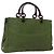 PRADA Borsa a mano in nylon verde Auth 170274