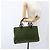 PRADA Borsa a mano in nylon verde Auth 170274 - vista 27