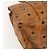 Borsa tote MCM Logogram Vicetos PVC Marrone Oro Auth 170393 D'oro - vista 11