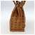 Borsa tote MCM Logogram Vicetos PVC Marrone Oro Auth 170393 D'oro - vista 5