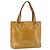 LOUIS VUITTON Monogram Vernis Houston Hand Bag Beige M91004 LV Auth hk3345