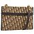 Borsa a Spalla in Tela Trotter Christian Dior Beige Oro Auth 170604 D'oro