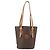 Céline Borsa tote in tela Macadam CELINE in pelle PVC marrone oro Auth ep13195 D'oro - vista 2