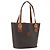 Céline Borsa tote in tela Macadam CELINE in pelle PVC marrone oro Auth ka2135 D'oro