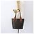 Céline Borsa tote in tela Macadam CELINE in pelle PVC marrone oro Auth ka2135 D'oro - vista 22
