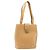 Borsa a mano in pelle beige oro Auth BA9917 di Salvatore Ferragamo D'oro