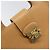 Borsa a mano in pelle beige oro Auth BA9917 di Salvatore Ferragamo D'oro - vista 14