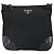 Borsa a Spalla PRADA in Nylon Pelle Nera Argento Autentica 169453 Nero - vista 13