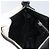 Borsa a Spalla PRADA in Nylon Pelle Nera Argento Autentica 169453 Nero - vista 20