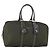 Borsa Boston PRADA in nylon khaki argento autentica mr1945 Cachi
