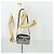 Borsa a Spalla GUCCI GG Plus Supreme PVC Blu Navy Oro Auth SW2094 D'oro - vista 22