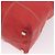 LOEWE Anagram Americana 28 Borsa a mano in pelle rossa argento Auth hk3375 Rosso - vista 16