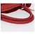 LOEWE Anagram Americana 28 Borsa a mano in pelle rossa argento Auth hk3375 Rosso - vista 7
